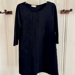 Altar'd State Black Long Sleeve Dress